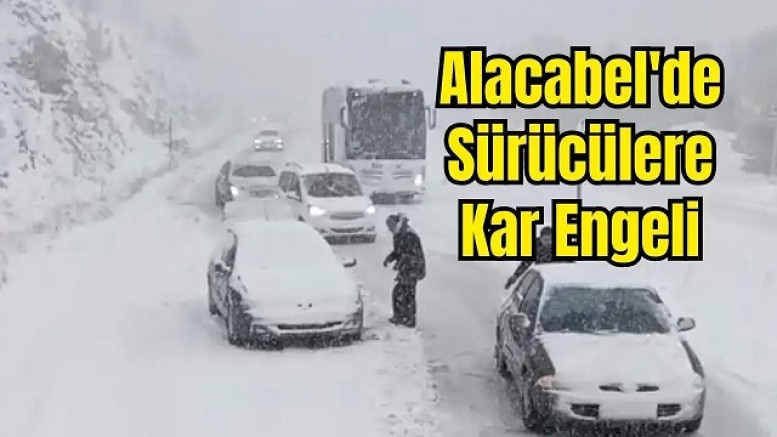 Alacabel'de Kar Kalınlığı 25 Santimetre!