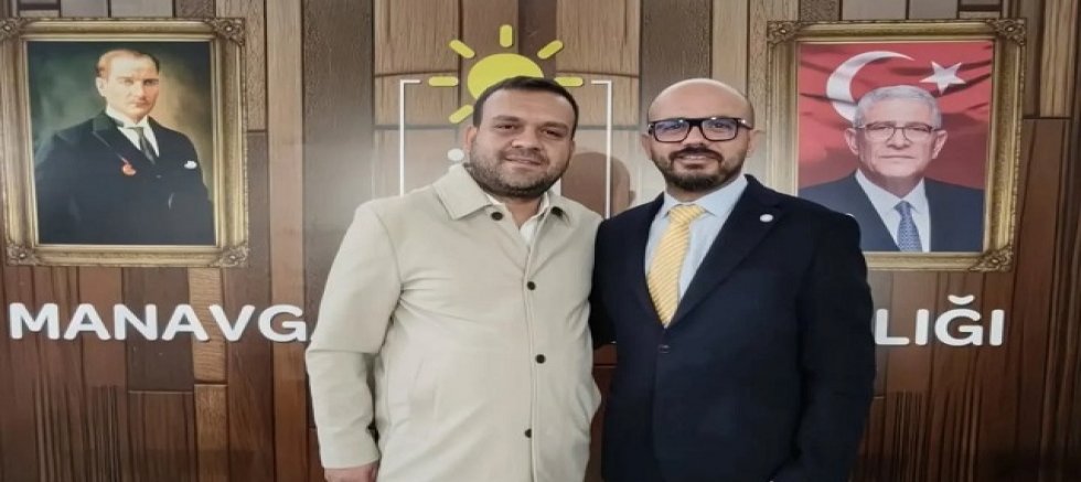 Muz üreticileri başkanı Gök İyi parti ilçe başkanı Küçükoğlu ile görüştü