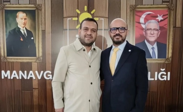 Muz üreticileri başkanı Gök İyi parti ilçe başkanı Küçükoğlu ile görüştü