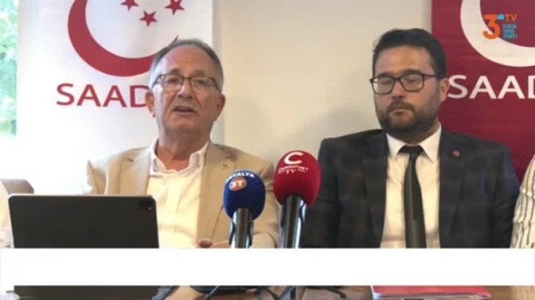 SAADET PARTİSİ ANTALYA MİLLETVEKİLİ ŞERAFETTİN KILIÇ’TAN İKTİDARA “BAHANELERE SIĞINMAYIN” ELEŞTİRİSİ