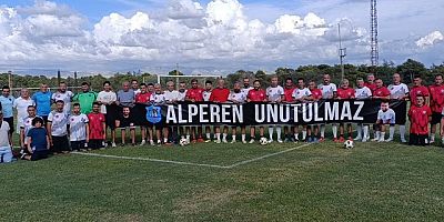 Manavgat'ta talihsiz kazada ölen Alperen Coşar için turnuva düzenlendi