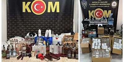 Manavgatın da içinde olduğu  Kaçakçılıkla Mücadelede 3 ilçede Operasyonlar 