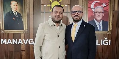Muz üreticileri başkanı Gök İyi parti ilçe başkanı Küçükoğlu ile görüştü