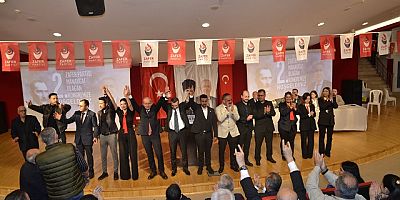 Zafer partisinin 2.olağan kongresinde Zafer Ramazan Kervan’ın 